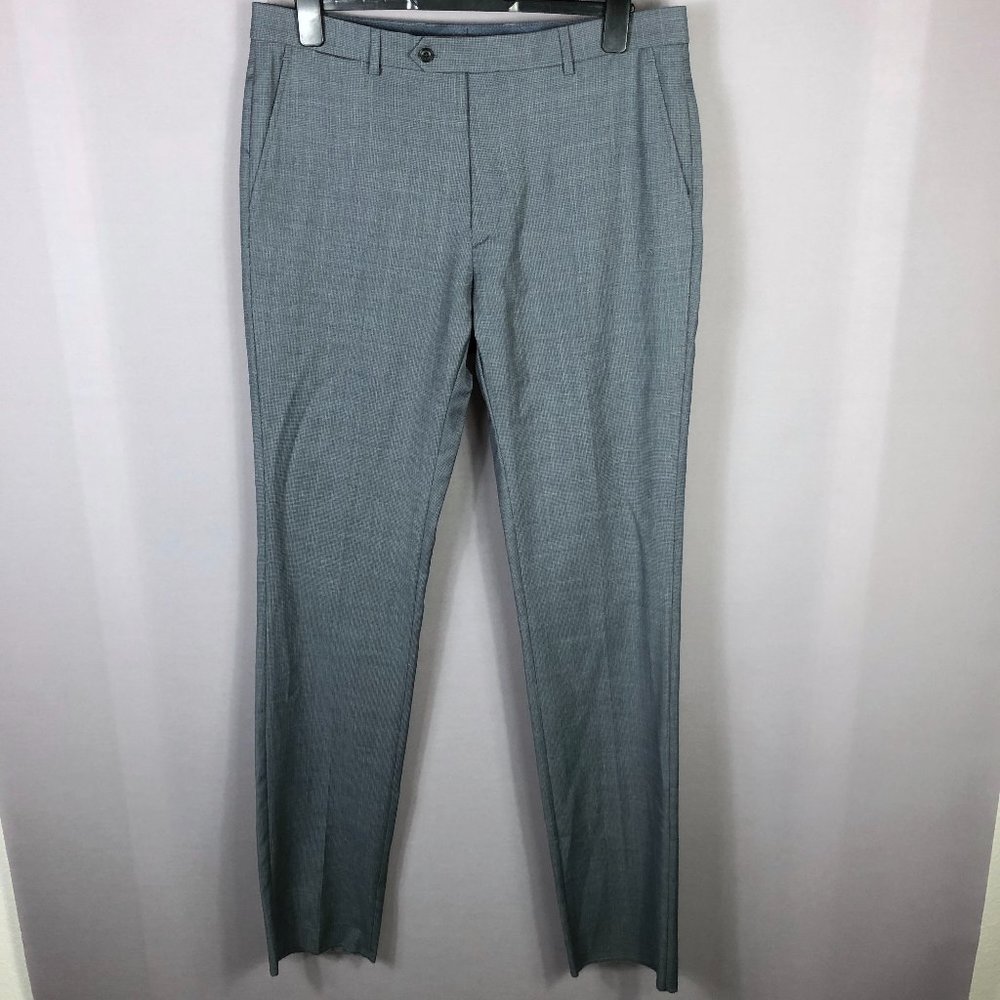 Tommy Hilfiger Blue Micro Square Dress Pants Size 36W